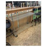 Small metal rolling rack