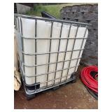 Caged IBC Container