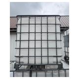 Caged IBC Container