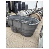 Large plastic stock tank no plug