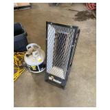 Propane heater and tank