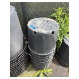 Lot of 12, 7 gallon pots