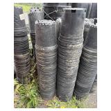 2 stacks of 100+ 1 gallon pots