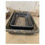 Black Calibrated tote trays