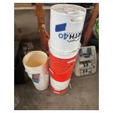 Lot of 5 gallon buckets