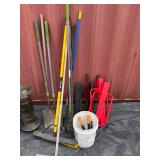 Yard tools, hangers, T Post pounders