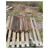 Pallet of rebar stakes