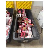 Large tote of high wattage bulbs