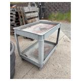 Rolling plastic cart