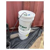 Buckets of Rainbird tubing.