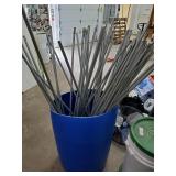 Drum of metal pipe