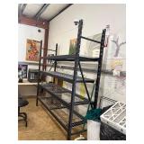 Very large industrial metal rack