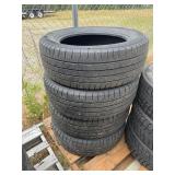 Set of four tires size in photos