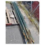 Stack of 26 10ï¿½ T-Posts