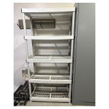 5 tier plastic portable shelf