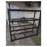 Metal storage rack