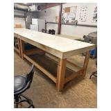 Very large 8ï¿½ x 4ï¿½work table