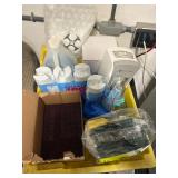 Lot of cleaning supplies
