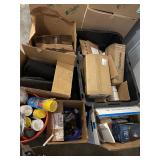 Pallet of labels bags, office, equipment more