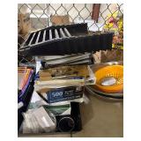 Lot with paper binders, envelopes, and more