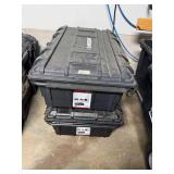 Lot of two husky work boxes