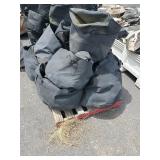Pallet of grow bags