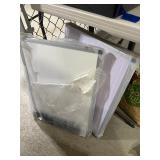 Lot of 4 new whiteboards