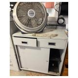 Metal cabinet w/ fan