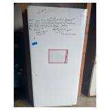 Working stand-up freezer