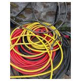 Lot of heavy duty hoses