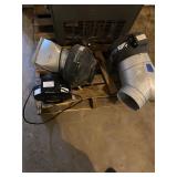 Lot of 3 hurricane in-line fans