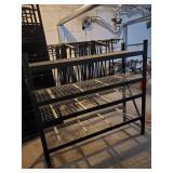Metal storage rack