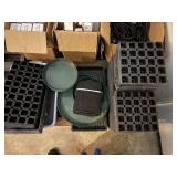 Lots of starter trays, drip, trays, and more