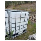 Caged IBC Tank