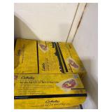 Lot of 4 vacuum bag rolls one open