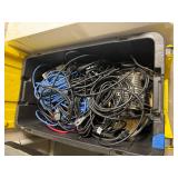 Full tote of pumps and electrical wiring