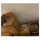 4 boxes of plant tags and cord