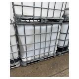 Caged IBC Container