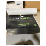Curative sacks and cellophane wrap, New