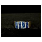 Sterling silver 925 signed tf ring size 9.75 13g