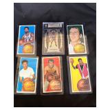 Lot of 1968 basketball cards and Becket 9 Giles