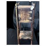 Small/plant Smoke stand broken latch rustic