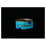Incredible corn pattern sterling silver 925 Navajo