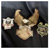 Harley Davison motorcycle club patches