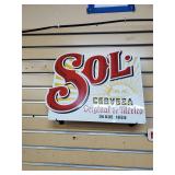 Sol beer sign