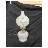 Frosted glass lamp, very cute!