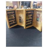 Set of 2 Big Sky Fishing Flies in Wood Boxes