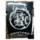 Metal cigar sign