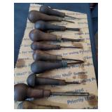 10 vintage gravers