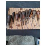 Vintage gravers/ leather tools